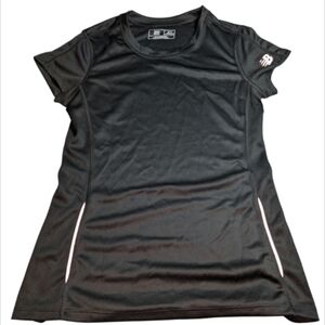 New Balance Women’s Black Athletic Tee – Short Sleeve Workout Top – Size Small –